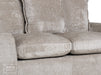 Set of 3+1 Seater Beige Fabric Sofa With Removable Cushions