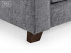 2 Seater Fabric Sofa in Grey Or Beige - Nebraska