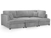 Fabric U Shaped Sofa In Plush, Classic Or Boucle - Carnaby