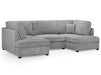 Fabric U Shaped Sofa In Plush, Classic Or Boucle - Carnaby