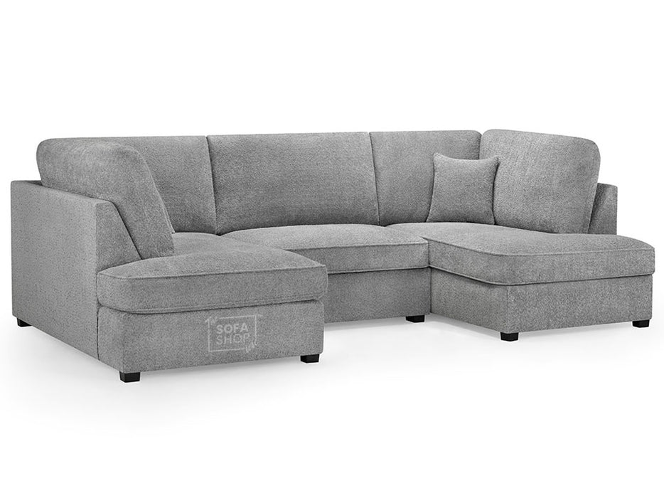 Fabric U Shaped Sofa In Plush, Classic Or Boucle - Carnaby