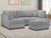 Fabric U Shaped Sofa In Plush, Classic Or Boucle - Carnaby