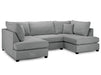 Fabric U Shaped Sofa In Plush, Classic Or Boucle - Carnaby