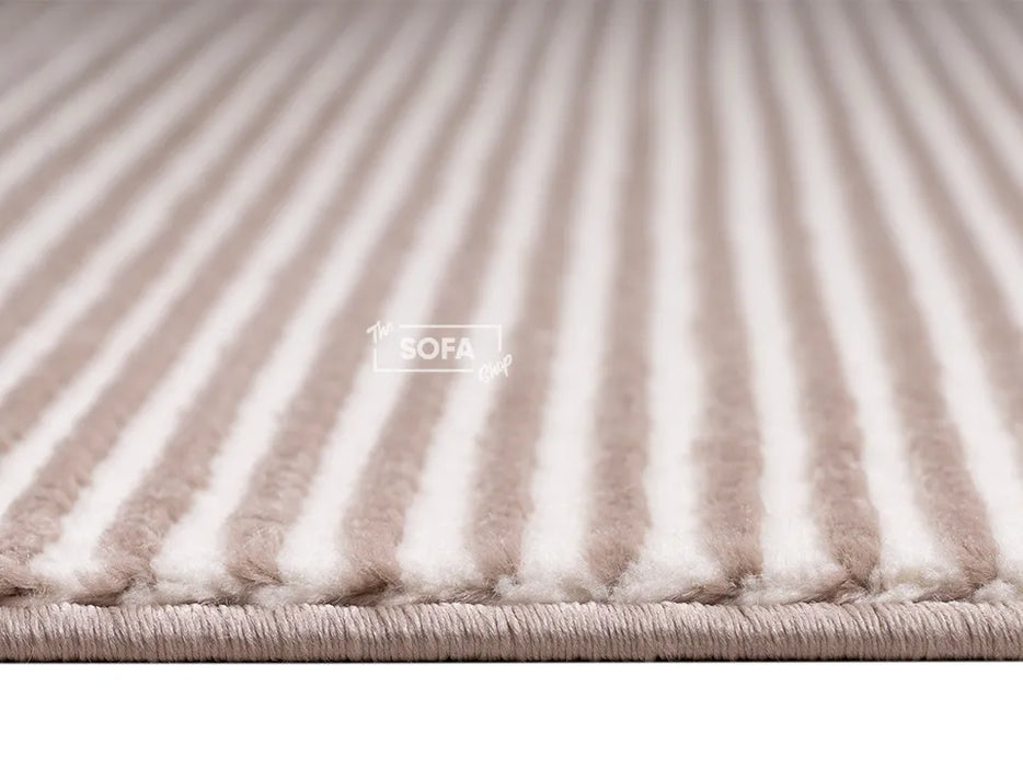 Beige Rug Woven Fabric in Small, Medium & Large Sizes- Osuna