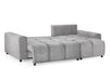 Corner Sofa Bed in Cream, Grey Or Mocha Fabric - Luki