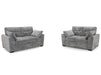 3+2 Seater Fabric Sofa In Grey - Maxwell