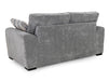 3+2 Seater Fabric Sofa In Grey - Maxwell