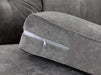 3+2 Seater Fabric Sofa In Grey - Maxwell