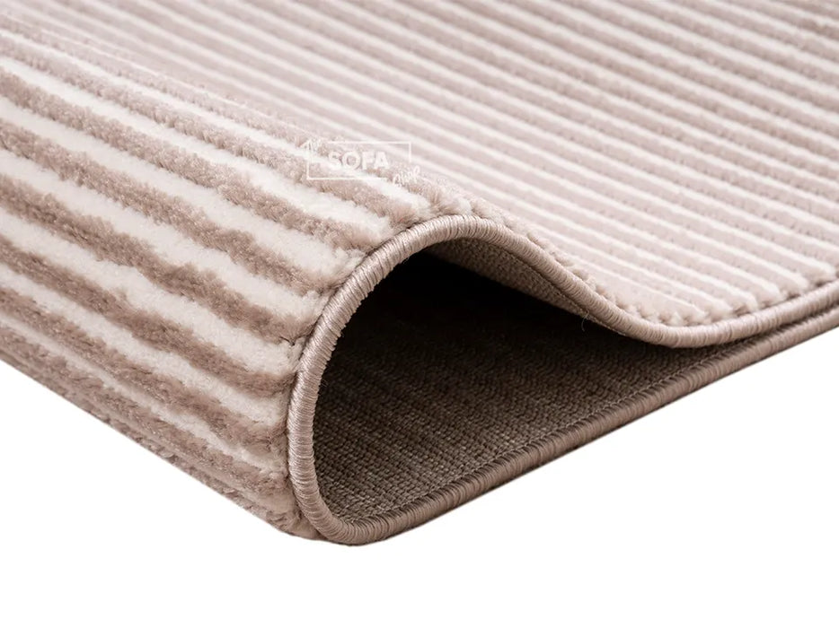 Beige Rug Woven Fabric in Small, Medium & Large Sizes- Osuna