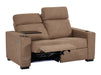 3 2 1 Electric Recliner Sofa Set | Power Reclining Sofa Suite in Tan Fabric | USB Ports, Fold-Down Table & LED Lights | Palmero | The Sofa Shop