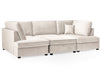 Fabric U Shaped Sofa In Plush, Classic Or Boucle - Carnaby