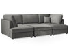 Fabric U Shaped Sofa In Plush, Classic Or Boucle - Carnaby