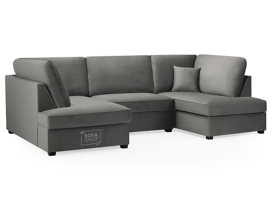 Fabric U Shaped Sofa In Plush, Classic Or Boucle - Carnaby