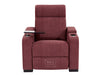 Recliner Chair with Electric Reclining, USB Ports, Cup Holders & LED Lights, Purple Velvet Sofa | Rimini | The Sofa Shop