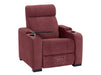 Recliner Chair with Electric Reclining, USB Ports, Cup Holders & LED Lights, Purple Velvet Sofa | Rimini | The Sofa Shop