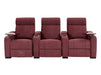 3 Seater Reclining Sofa with Electric Mechanism, USB Ports, Cup Holders, Storage Boxes & LED Lights | Purple Velvet Sofa | Rimini | The Sofa Shop