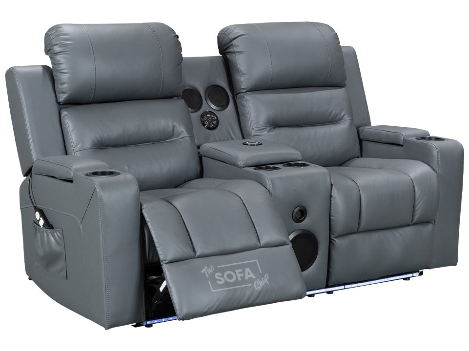 This 3 seater Recliner has been - Leather Repair Services