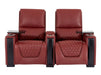 3+2+1 Electric Reclining Sofa Set | 3.Piece Real Leather Home Cinema Suite in Red with Storage, LED & Power Headrests | Assisi | The Sofa Shop