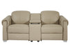 3+2+1 Power Reclining Sofa Package | Home Theatre Sofa Seats in Beige Genuine Leather with Cup Holders, USB & Storage | Turin | The Sofa Shop