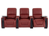 3+2+1 Electric Reclining Sofa Set | 3.Piece Real Leather Home Cinema Suite in Red with Storage, LED & Power Headrests | Assisi | The Sofa Shop