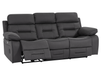 3 Seater Electric Recliner Cinema Sofa in Grey Fabric with Drop-Down Table, LED Reading Light, Power Headrest, Power Recliner, Bluetooth, Socket Set, Storage Drawer, USB & Wireless Charging | Sicily | The Sofa Shop