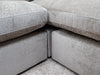 Set of 2+1 Seater Beige Fabric Sofa With Removable Cushions