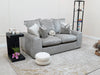 2 Seater Beige Fabric Sofa With Removable Cushions - Genova