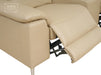 3 2 Electric Recliner Sofa Set. 2 Piece Recliner Sofa Package Suite in Beige Leather With USB Ports & Cooling Cup Holders- Solero