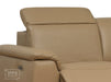 2 Seater Beige Leather Electric Recliner Sofa with Storage, Cup Holders & Usb Ports - Solero