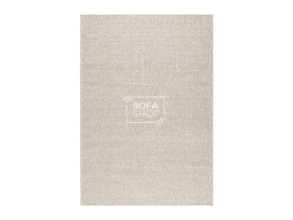 Small Rug in Ivory Fabric - Indoor and Outdoor Rug - Tortosa