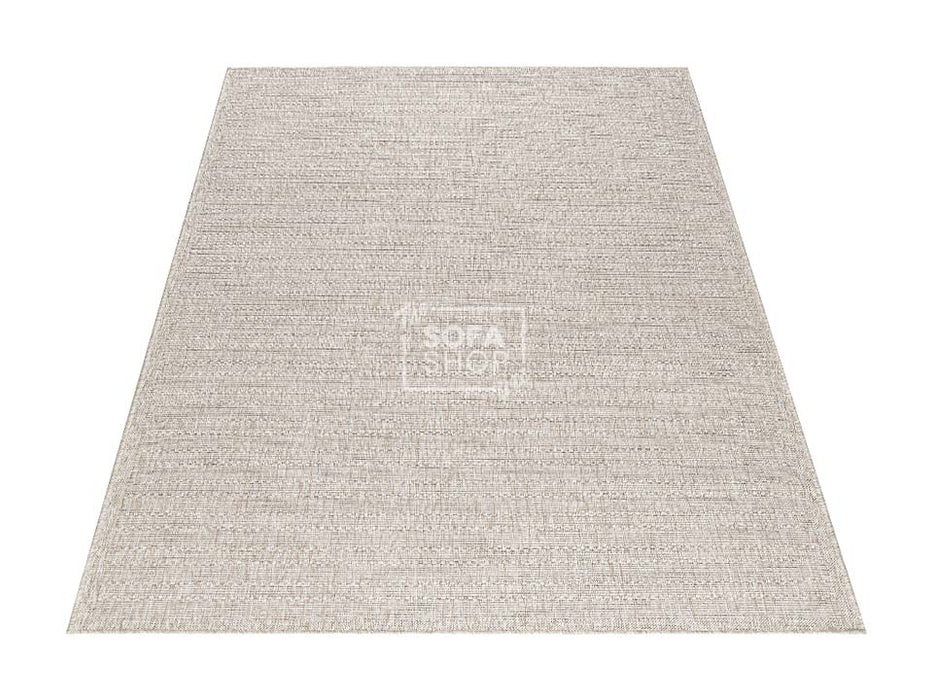 Small Rug in Ivory Fabric - Indoor and Outdoor Rug - Tortosa