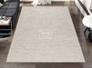 Small Rug in Ivory Fabric - Indoor and Outdoor Rug - Tortosa