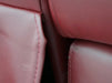 Venice 3 Seater Electric Recliner Sofa & Cinema Seats Smart Cinema Sofa  Red Leather - Minor Scuffs - Second Hand Sofa 326