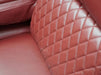 Venice 3 Seater Electric Recliner Sofa & Cinema Seats Smart Cinema Sofa  Red Leather - Minor Scuffs - Second Hand Sofa 326