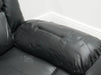 Sortino 3 Seater Black Leather Recliner Sofa - Second Hand Sofas 323