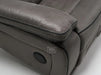 Tuscany 2 Seater Electric Recliner Sofa & Cinema Seats in Grey Fabric - Damaged at Back - Ex Display Sofas 339