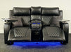 Venice Series One 2 Seater Electric Recliner Sofa & Cinema Seats in Black Leather with Power, Massage & Console  -  speakers not functioning - Ex Display 72