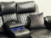 Venice Series One 2 Seater Electric Recliner Sofa & Cinema Seats in Black Leather with Power, Massage & Console  -  speakers not functioning - Ex Display 72