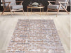 Small Rug in Beige Woven Fabric- Vigo