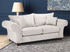 3 Seater Chesterfield Sofa In Grey Or Beige Fabric - Windsor