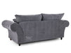 3+2 Chesterfield Sofa In Grey Or Cream Fabric- Windsor