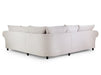 Large Corner Sofa in Cream Or Grey Fabric - Windsor