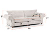 4 Seater Chesterfield Sofa in Cream Or Grey Fabric - Windsor