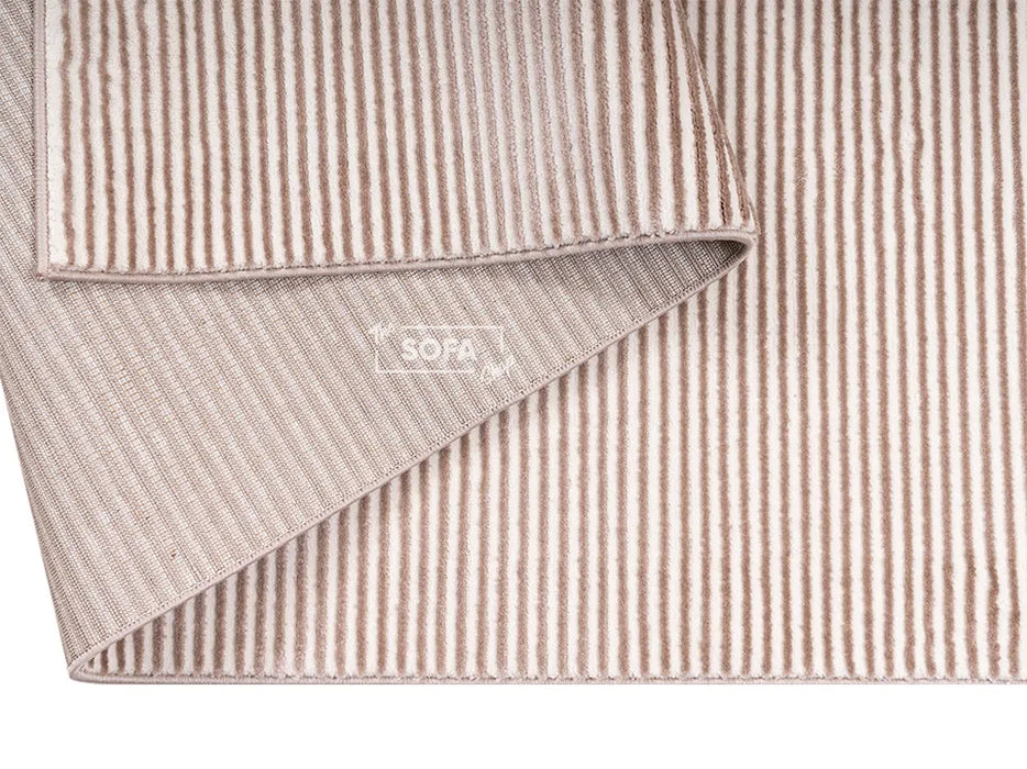 Beige Rug Woven Fabric in Small, Medium & Large Sizes- Osuna