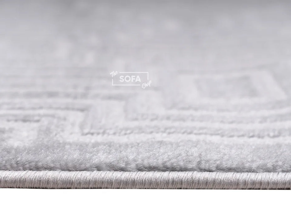 Grey Rug Woven Fabric in Small, Medium & Large Sizes - Altea