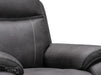 Vinson 2 1 1 Electric Recliner Sofa Set In Grey Resilience Fabric. 3 Piece Cinema Sofa Set With Cooling Cupholders & Speakers & Wireless Charger