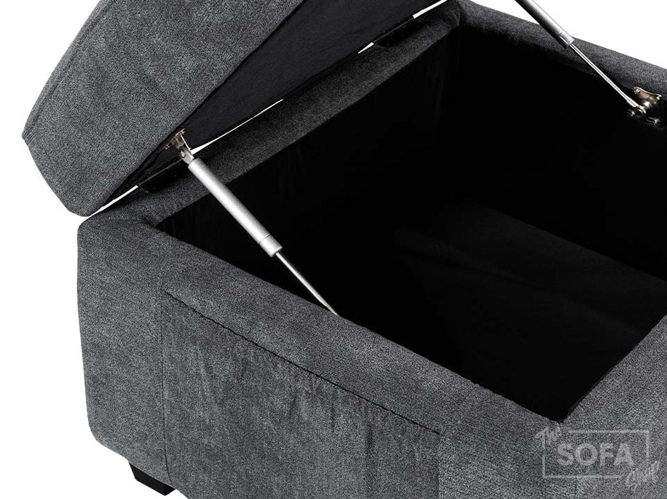 2+2 Recliner Sofa Set - Dark Grey Fabric Sofa Package - Sorrento
