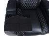 1 Seat Electric Recliner Chair Home Cinema Sofa | Real Leather Chair in Black + Power Headrest + Lumbar Support + Heat & Chill Cupholder + Table | Torino | The Sofa Shop