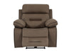 3 Seater Electric Recliner Sofa & Chair Package | 3+1 Home Theatre Set with Bluetooth, Massage Seat & Power Recliners | Brown Fabric Sicily | The Sofa Shop