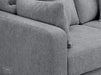 3 Seater Fabric Sofa in Grey Or Beige - Zenith